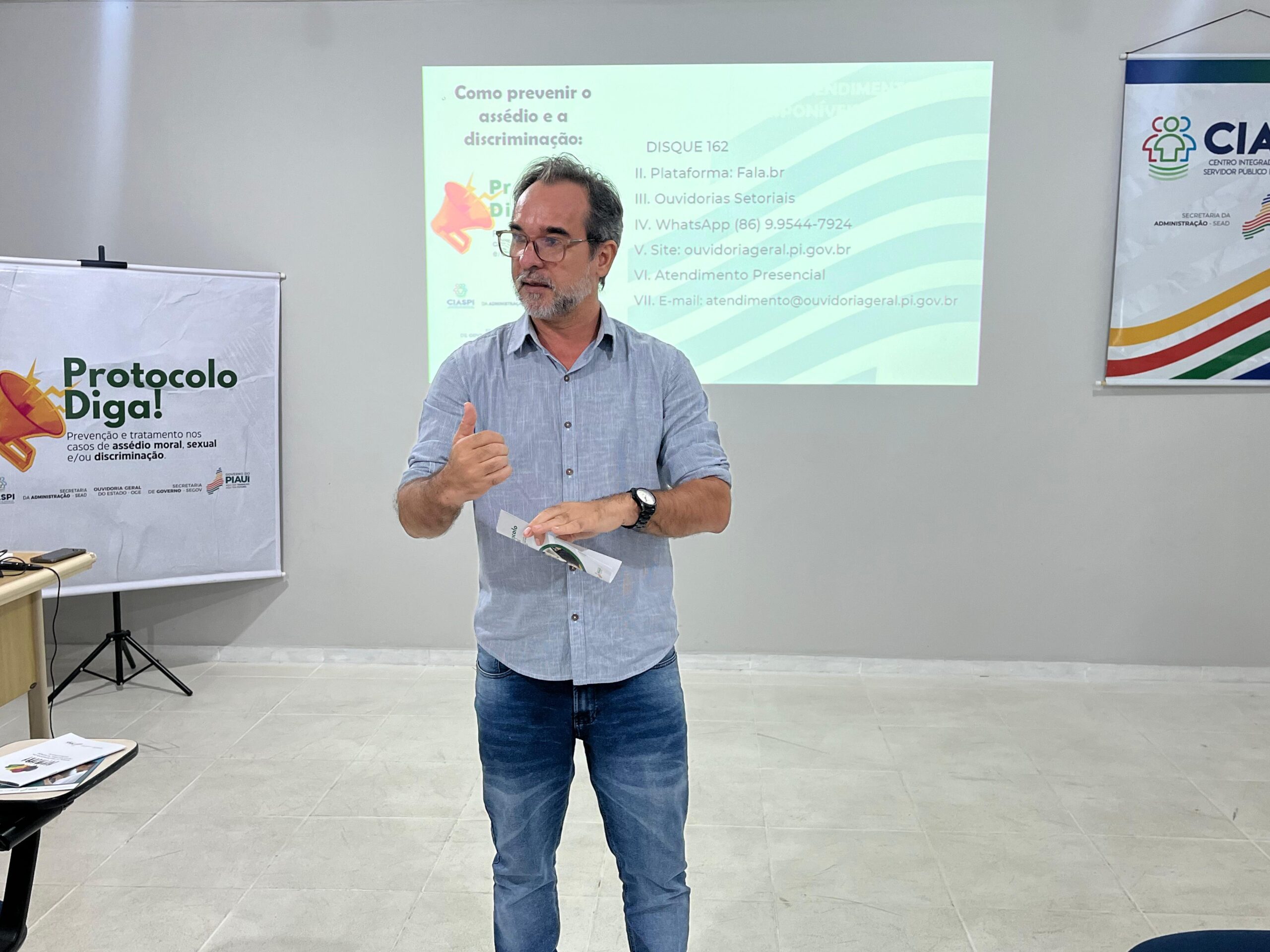 Seplan promove capacitação sobre o Protocolo Diga para denúncias de assédio e discriminação 