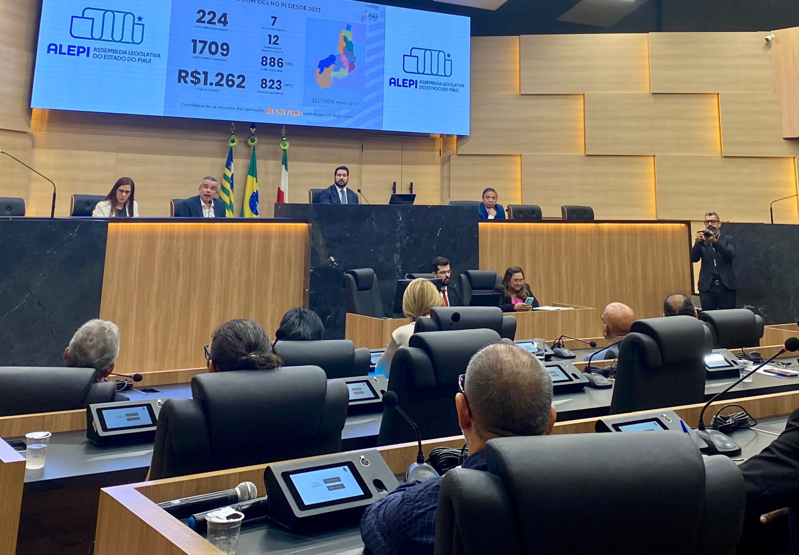 Seplan participa de debate sobre o projeto da Lei Orçamentária Anual 2025 na Assembleia Legislativa do Piauí
