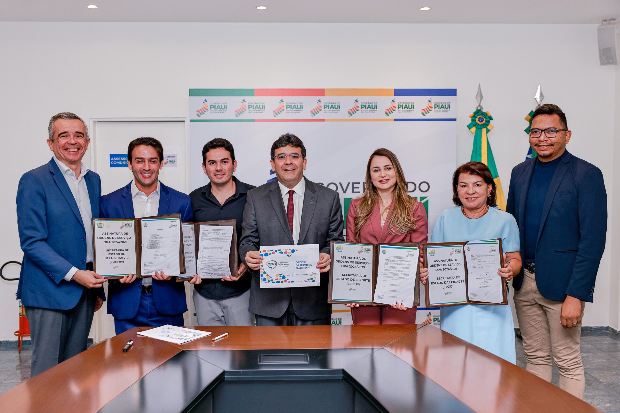 Rafael Fonteles autoriza 27 obras do OPA para cinco municípios com investimento de R$ 12,6 milhões