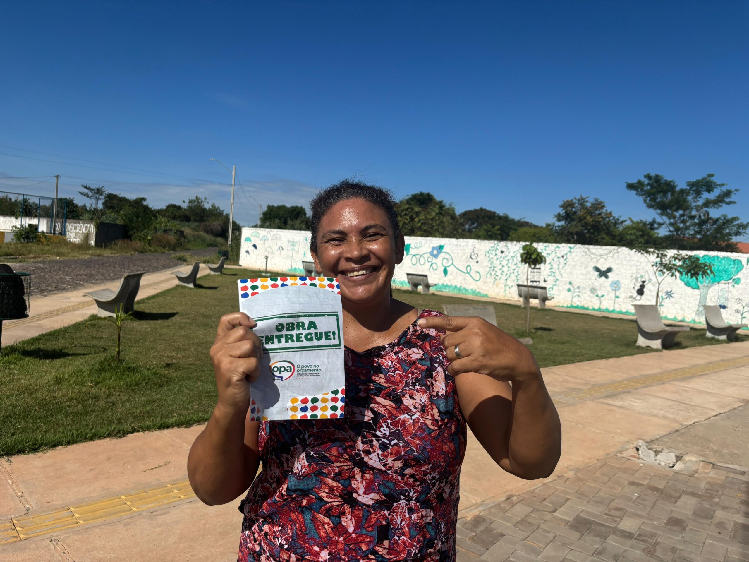 Praça construída pelo OPA no Jardim do Vale vira referência de lazer e convivência para comunidade