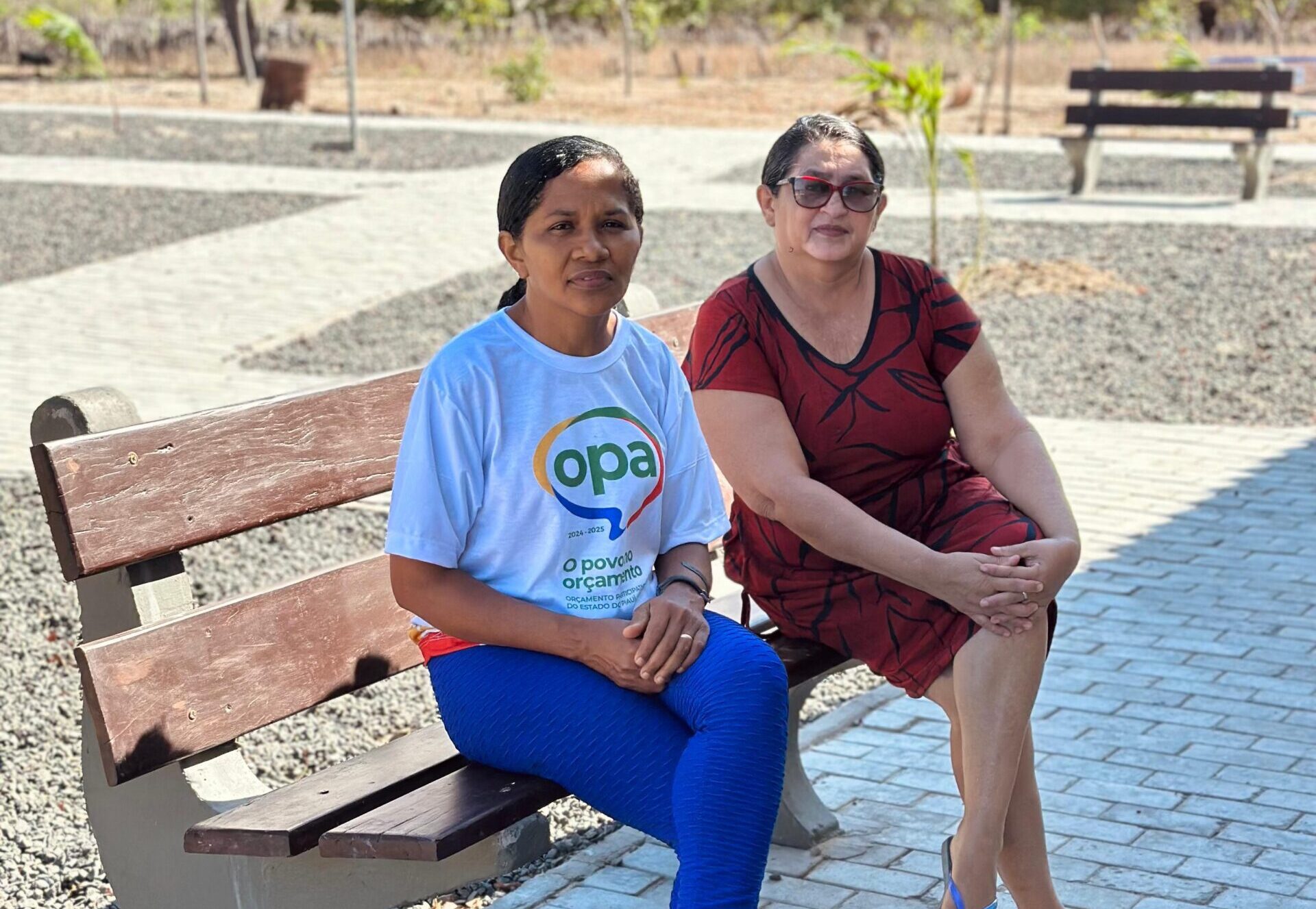 Comunidade Poço do Peixe, zona rural de Floriano, ganha nova praça através do OPA