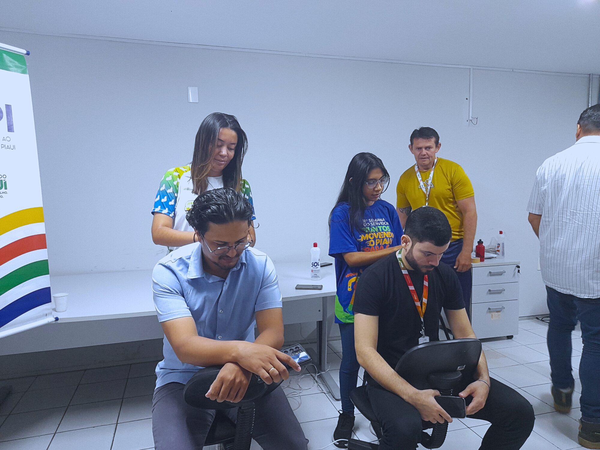 SEPLAN promove ação de Saúde e Bem-estar em alusão ao novembro Azul para os servidores