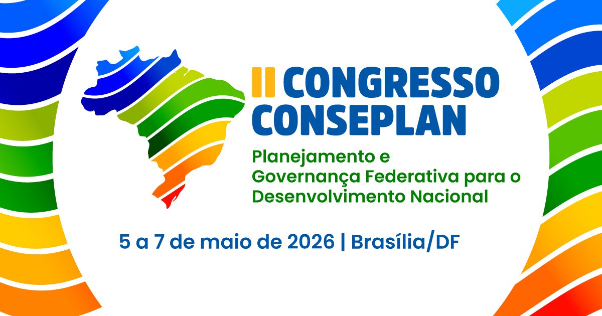 II Congresso Conseplan divulga edital para submissão de artigos científicos