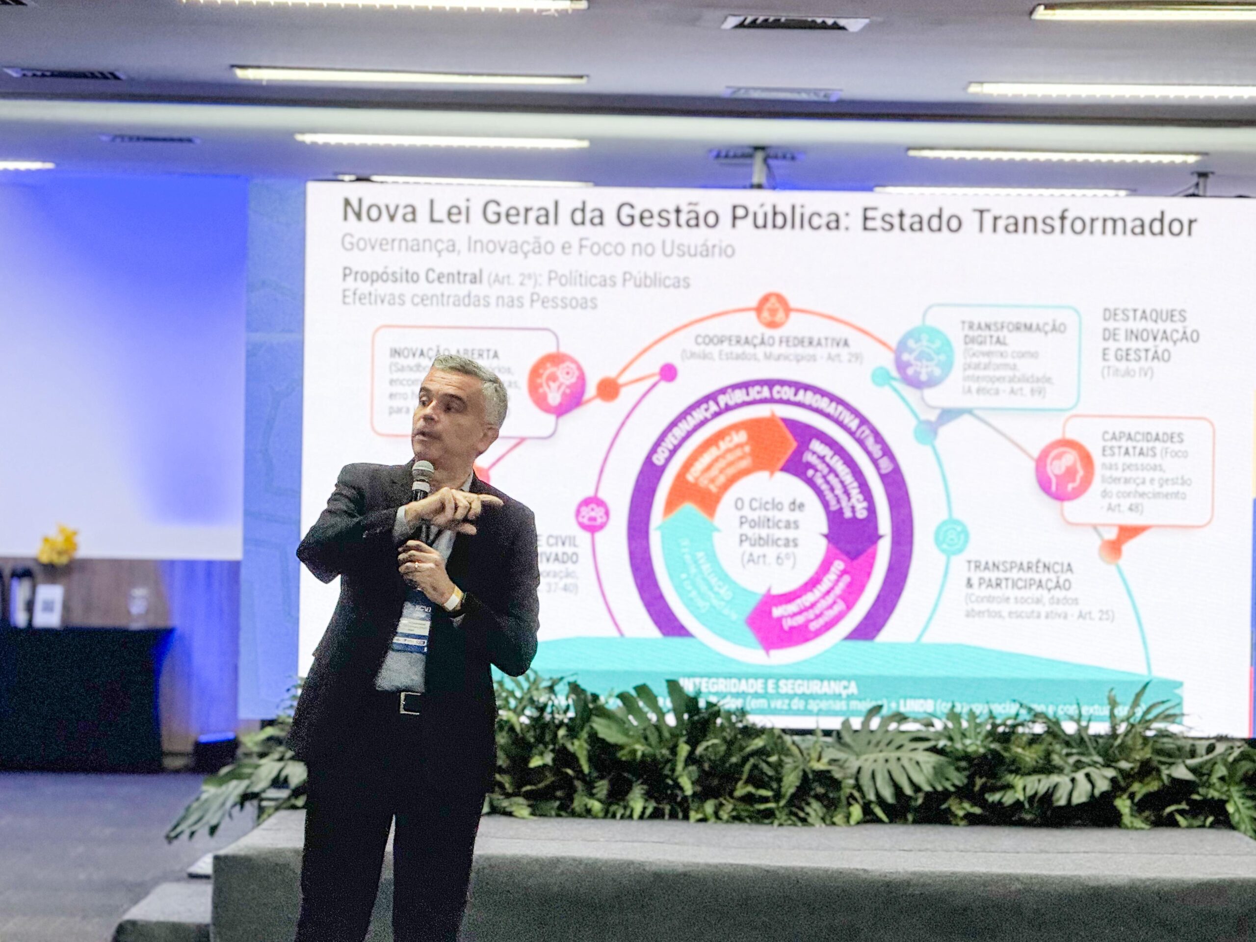 Secretário participa de painel no 2º dia do Conseplan e debate modernização da gestão pública