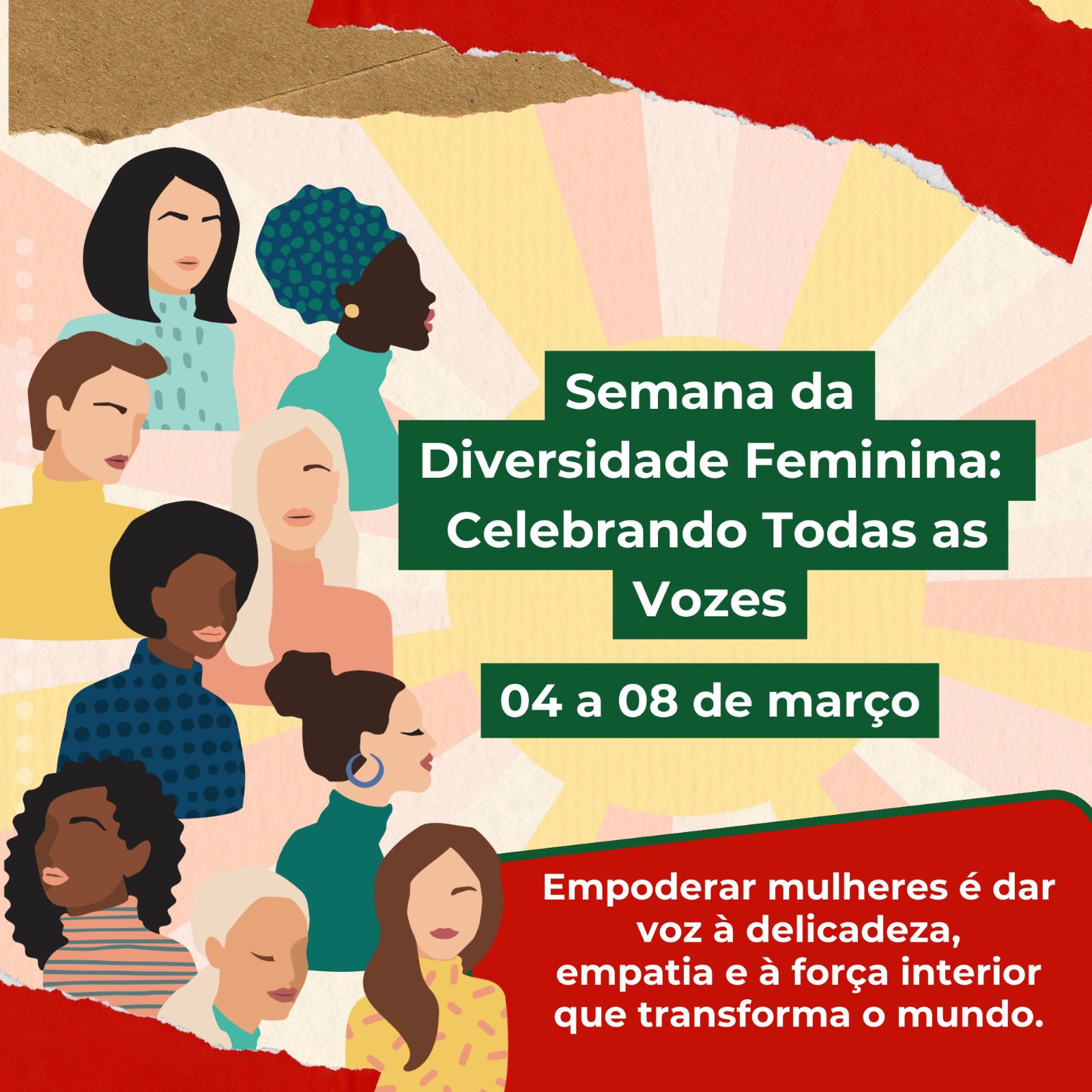 Seplan realiza semana da mulher com o tema “Diversidade Feminina: Celebrando todas as vozes”