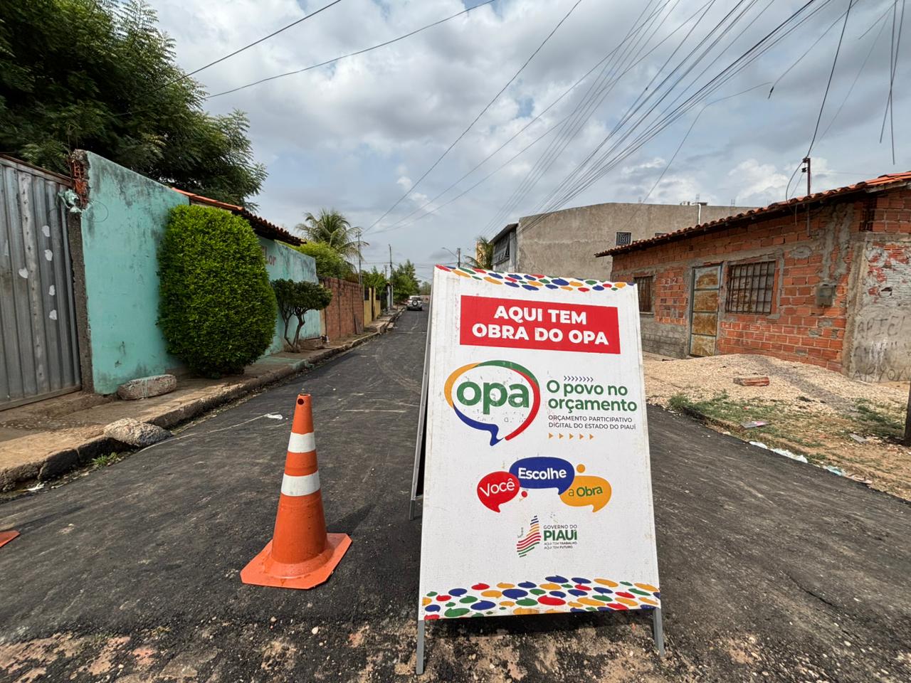 Obras de mobilidade do OPA avançam em Teresina e levam asfalto para o Parque Universitário