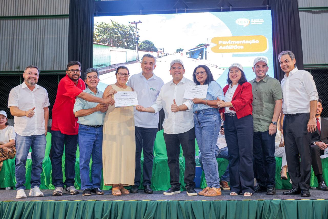 Rafael Fonteles entrega mais de 800 registros de imóveis e seis obras do OPA na zona norte de Teresina nesta quarta (20)